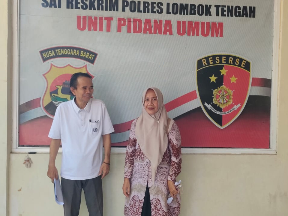 Istri Tersangka Narkoba Laporkan Dugaan Penipuan Rp60 Juta ke Polres Lombok Tengah